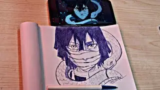 Drawing Obanai Iguro (Demon Slayer) | Snake Hashira Pencil Sketch | Anime Art Process