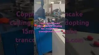 Pancake copper tube coiling machine