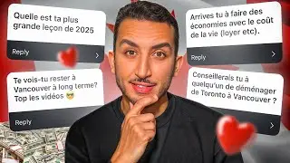 JE VOUS DIS TOUT : Mon argent, mon célibat et mon bilan au Canada!
