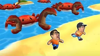 FICAMOS PRESOS NUMA ILHA COM 999999 CARANGUEJOS GIGANTES!