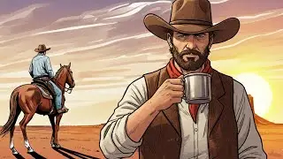 Cowboy at Sunrise | Texas Cowboy Country Music | Morning Coffee & Open Roads #countrymusicTexas