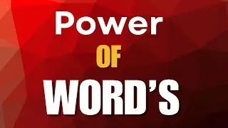 Power of word's || How your word change your life || learning english with subtitle #english