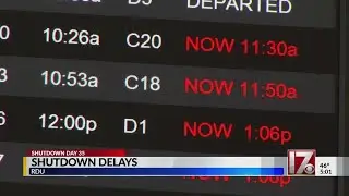Flights out of RDU impacted by air traffic controller shortages