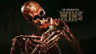 The terminator wins (skeleton meme)