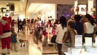 Christmas concert in shopping mall Jakarta