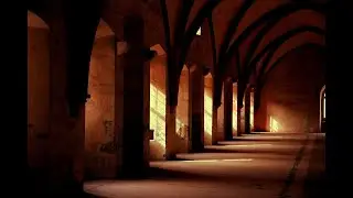 Promenade à l'Abbaye cistercienne d'Hauterive, au bord de la Sarine (Fribourg) - Suisse -