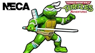 NECA Archie Comics TMNT Adventures April as the 5th Turtle Review 