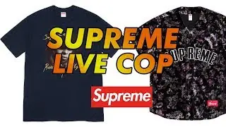 Supreme FW19 Week 1 MOBILE LIVE COP! (Copping from Physics class?!)