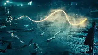 Diana attacks Ares's. Steve manages to commandeer the now airborne bomber - Wonder Woman 2017