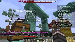 SENTORCRAFT SUNUCUSUNA GİRDİM! IP A&ccedil;ıklamada ya da yorumlar da mevcut.