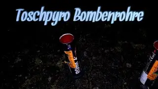 Toschpyro Bomb Tubes 1-4 in testing #fireworks #pyro #bombtubes