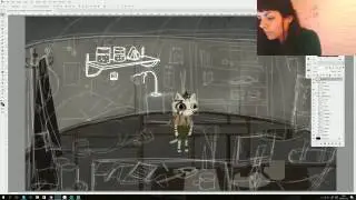 Killmonday Games Live S01 Ep1: Painting backgrounds