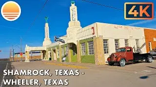 Shamrock, Texas to Wheeler, Texas! Drive with me on a Texas highway.