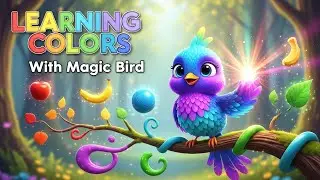 Learning Colors With Magic Bird 🐦🌈✨ | Learn Colors for Kids | Fun Preschool Learning Song