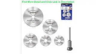 Slide 6pcs High Speed Steel HSS Saw Disc Wheel Cutting Blades with Mandrels
