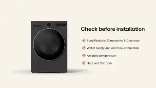 How to install the LG Heatpump Dryer VX | Step-by-Step Guide