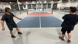 Pickleball at Ipop Amit D & Richard VS Dana D & Robin D 