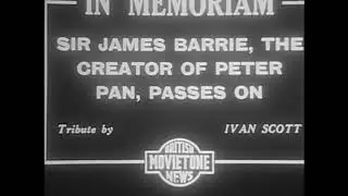 J M Barrie's funeral