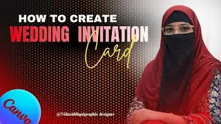 How to create wedding invitation card template #weddinginvitationcard #weddingday #weddingvideo 