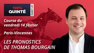Pronostics Quinté PMU - 100% Quinté du Vendredi 14 février à Paris-Vincennes