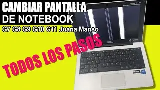 Cambio Pantalla Netbook Gobierno G7 G8 G9 G10 G11 Juana Manso