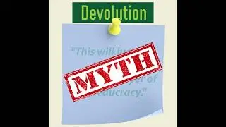 Devolution mythbuster: Streamlines regional decision-making