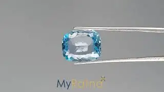 Certified Natural Blue Topaz | 6.87 Carat | BT-26031 | Myratna