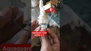 Aquaguard water purifier S.V | How to Work S.V in R.O system #service #waterpurifier #shorts