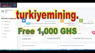 Update turkiyemining.com free 1000GHs to solve the problem of mined coins. What to do 4