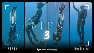自由潛水 AIDA 3【澳洲-伯斯】VIP課程 全紀錄 開放水域 (下集) ｜AIDA 3 VIP Course  -Open water Training  (Part 2)