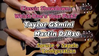 Taylor GSmini Sapele vs. Martin DJR10｜Mini Guitar Showdown & Song Preview