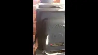 Logwood wood burning stove. Survival stove.