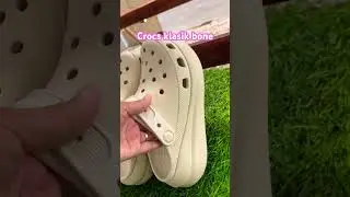 Sendal Crocs Klasik Bone #sendalwanita #crocs