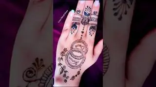 karwa chauth mehndi design 🌛❤️ karva chauth ki mehandi | mendini design | cone designs #shorts