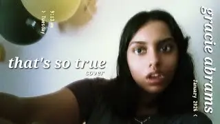 That's so true cover . #gracieabrams #trending #challenge #snapchat #cover #song #music #emotional 