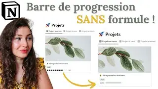 TUTO Notion • Suivre ses projets avec la nouvelle barre de progression 😍