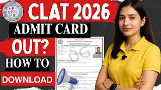 clat admit card 2026 | how to download clat admit card 2026 | mahir academy 