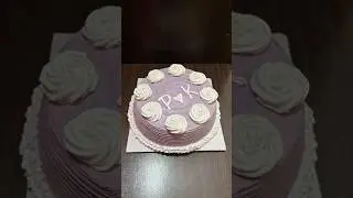 🎂💜🤍#cake #celebration #baking #chocotruffle #homemade #loveforbaking #cakedecorating #cakeshorts