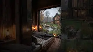 🌧️Stay in Calm for 30 Seconds -Cozy Cabin Rain | Sleep, Stress relief #rainsounds #relax