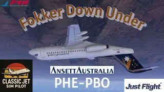 Classic Ansett F28 | Port Hedland to Paraburdoo YPPD&ndash;YPBO | Full Flight | MSFS 2024