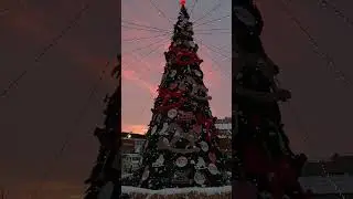 Не праздничный закат.   #закат #красиво #l#мило #каток #волшебство #
