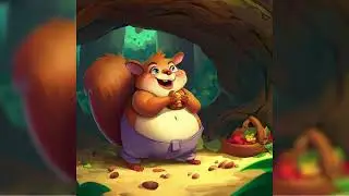 Animals bedtime story-Skunk 1 