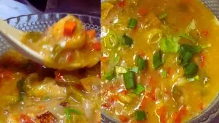 Winter Comfort Bowl: Creamy Rice & Veggie Soup Recipe by Cooking with Saeen| Made Easy Healthy Soup.