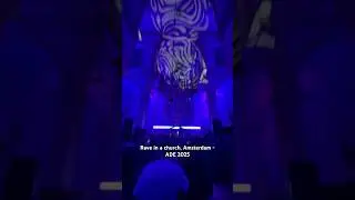 Rave In A Church, Amsterdam - ADE 2025 #techno #ravetok #rave #ade #ade2025 #amsterdam #shorts #fypシ
