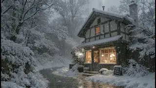 Warm Winter Haven ❄️ Gentle Jazz for Calm Nights (1 Hour)