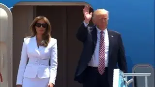 Trump lands in Israel on second leg of first foreign trip