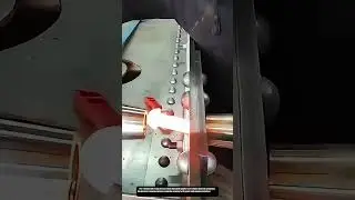 Industrial hot riveting and heavy steel plate joining work process factory