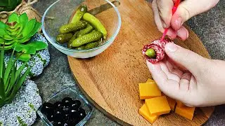 5 festive snacks for the new year: they are prepared quickly and look original on the table