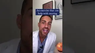 An Exercise That Can Help With Snoring? #snoring #sleep #snore #bedtime