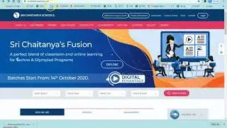 How to pay your fees online in Sri Chaitanya School